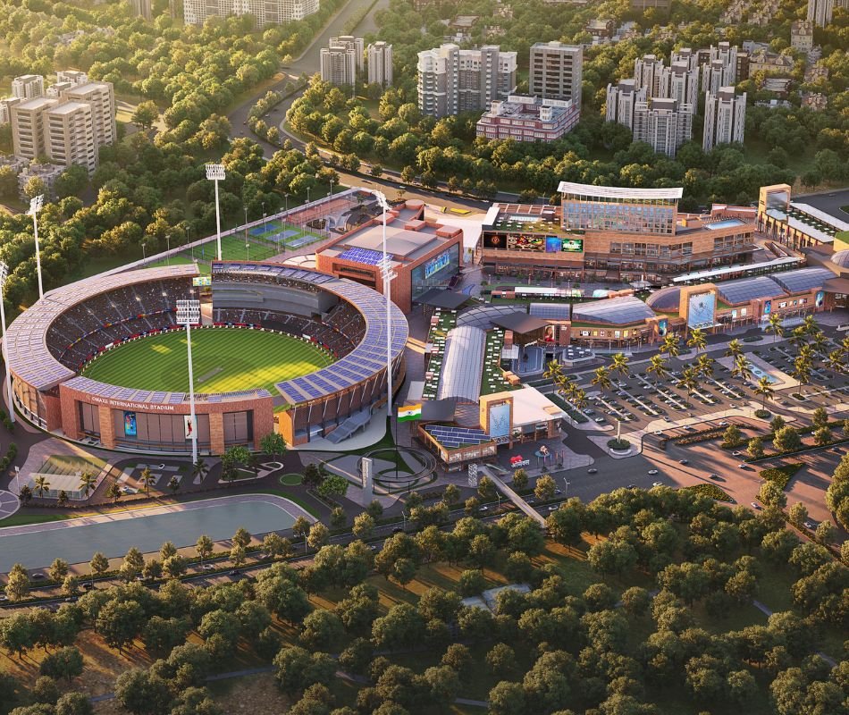 Modern retail complex